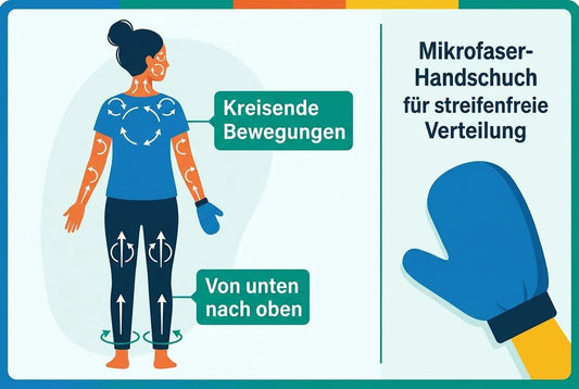 Gleichmäßige bräune ohne flecken: selbstbräuner richtig auftragen