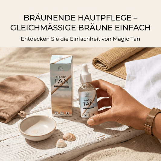 Bräunende Hautpflege – Gleichmäßige Bräune einfach - Magic Tan®