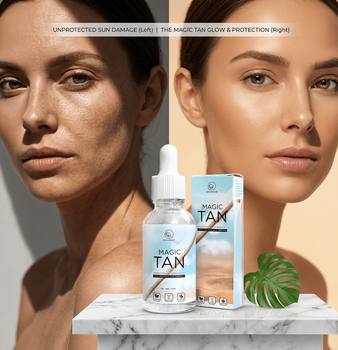 Effiziente Lösungen für Glänzen und Anti-Aging Hautpflege in der Sommerhitze - Magic Tan®