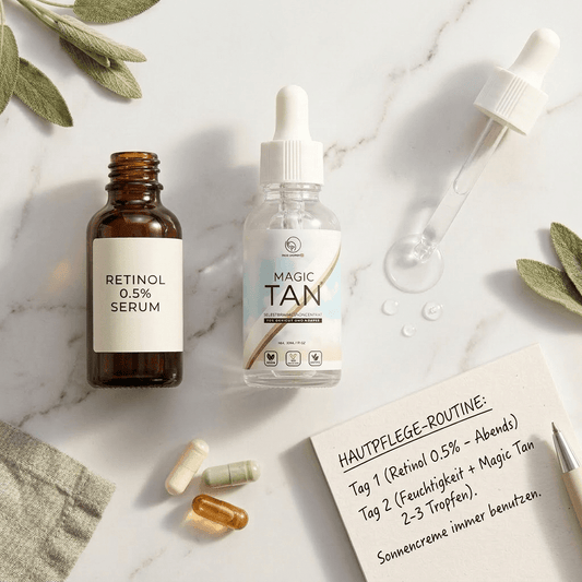 Kann man Retinol und Selbstbräuner zusammen verwenden? - Magic Tan®