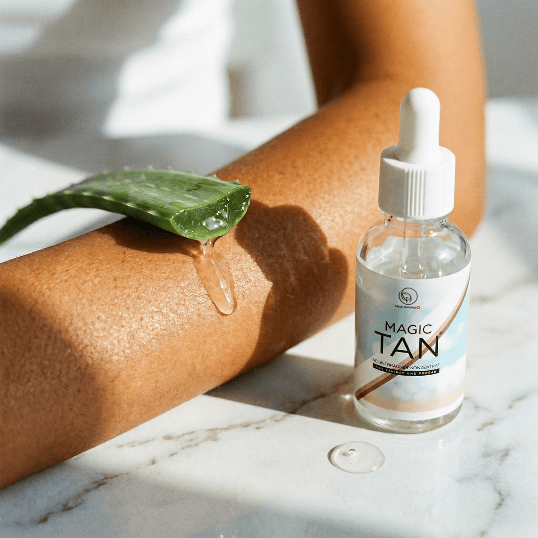 Veganer Selbstbräuner sanfte Bräune ohne tierische Zutaten - Magic Tan®